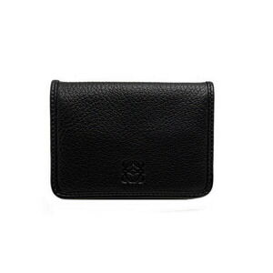 Loewe Wallet Goatskin Lambskin Black